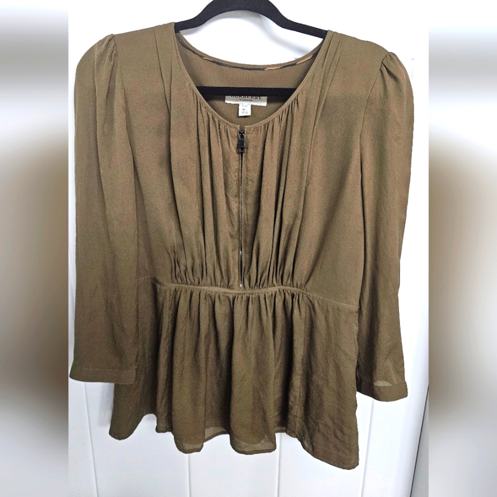 Burberry Blouse Sz 10
